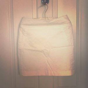 White cotton skirt Ann Taylor